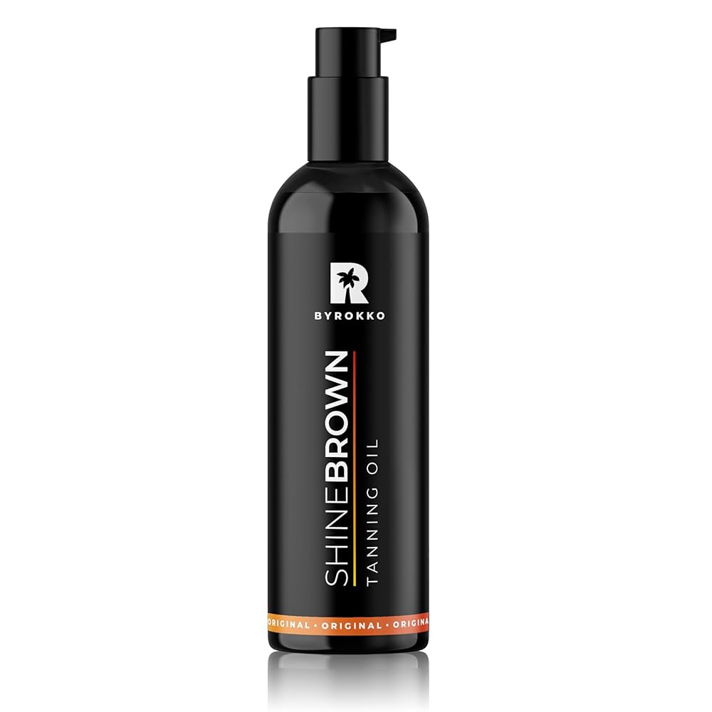 Amazon.com : BYROKKO Shine Brown Tanning Oil 5.07 Fl Oz, XXL